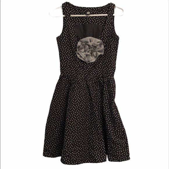 H&M size 6 polkadot sleeveless dress - Picture 1 of 4